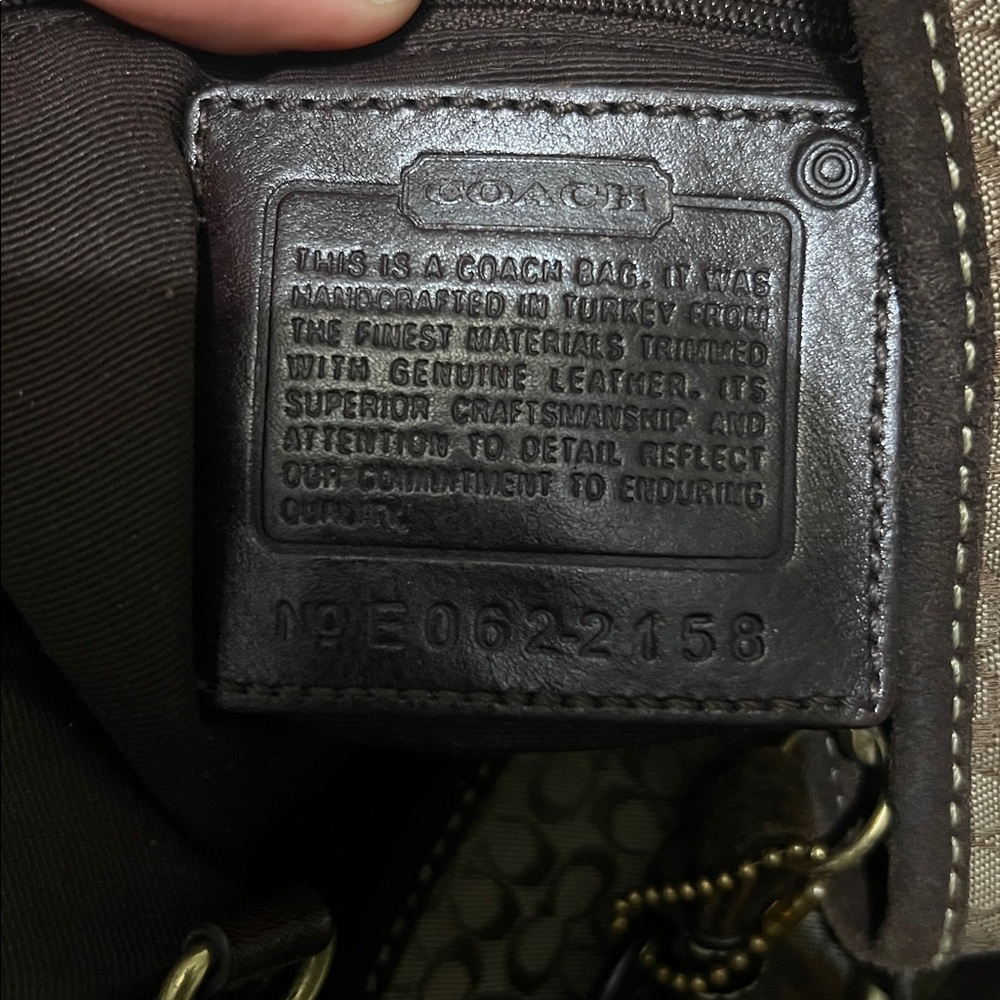 Coach ‘Micro C’ Canvas Hobo - 2158 
GOLD HARDWARE - Picture 10 of 10